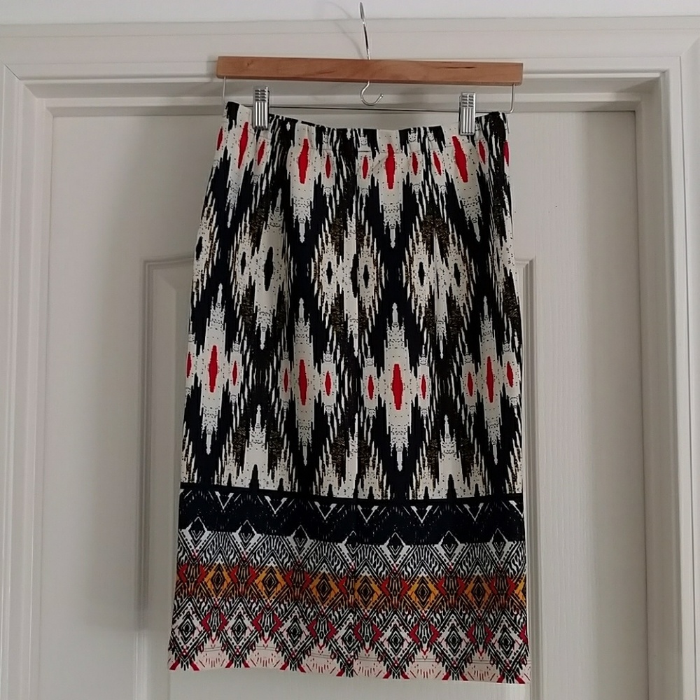 Chelsea & Theodore patterned pencil skirt - Picture 2 of 8